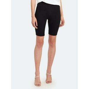 ATM Micro Modal Ribbed Biker Shorts Black